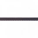 Elastisches Spitzen-Einfassband 12mm dunkelgrau